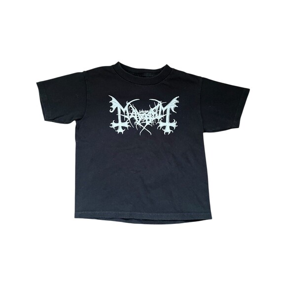 Delta Other - 2008 Mayhem Legion Norge Youth Kids Band Shirt sz 3T Toddler Black Metal